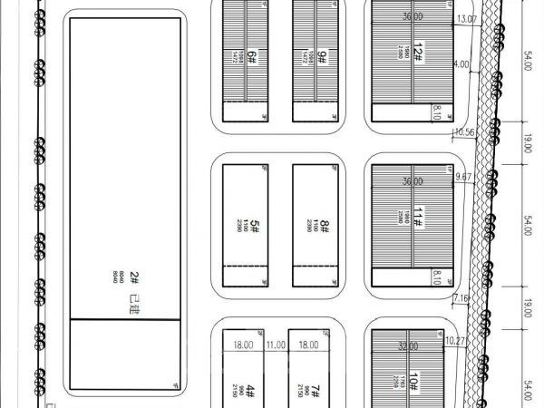 苏州张家港锦丰镇全新独栋双层面积 2440平米 /栋 售价4800元/平米