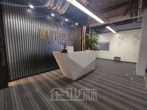 出租九亭300平办公 精装修 带家具 logo墙 会议室